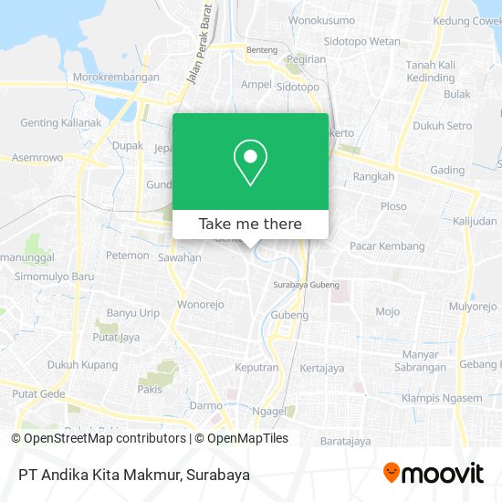 PT Andika Kita Makmur map