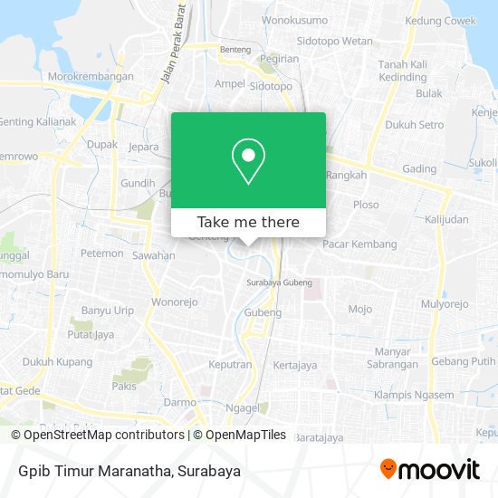 Gpib Timur Maranatha map