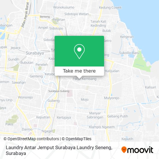 Laundry Antar Jemput Surabaya Laundry Seneng map