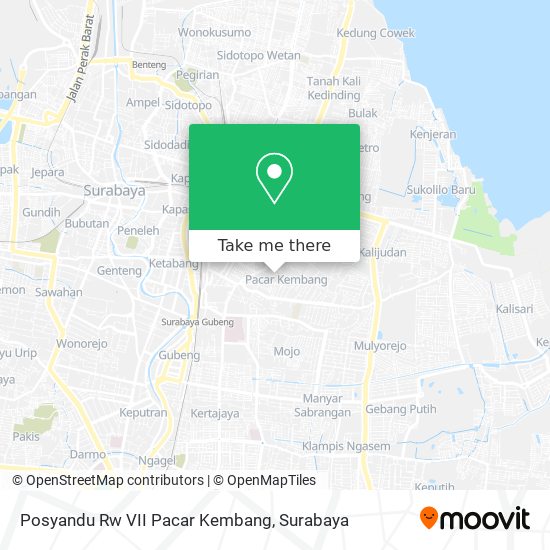 Posyandu Rw VII Pacar Kembang map