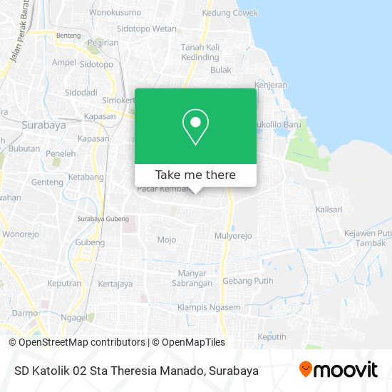 SD Katolik 02 Sta Theresia Manado map