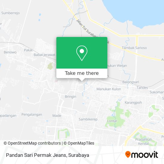 Pandan Sari Permak Jeans map