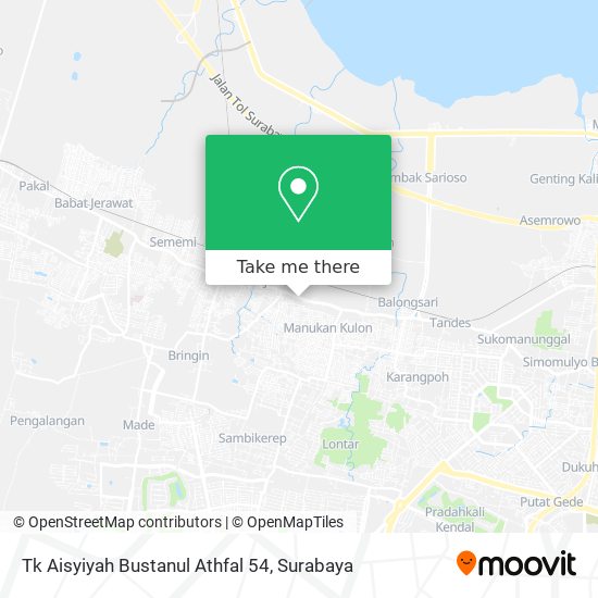 Tk Aisyiyah Bustanul Athfal 54 map