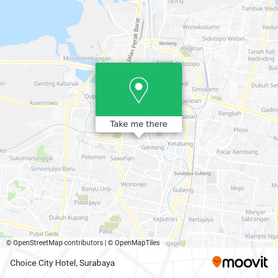 Choice City Hotel map