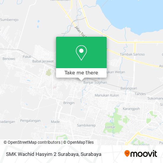 SMK Wachid Hasyim 2 Surabaya map