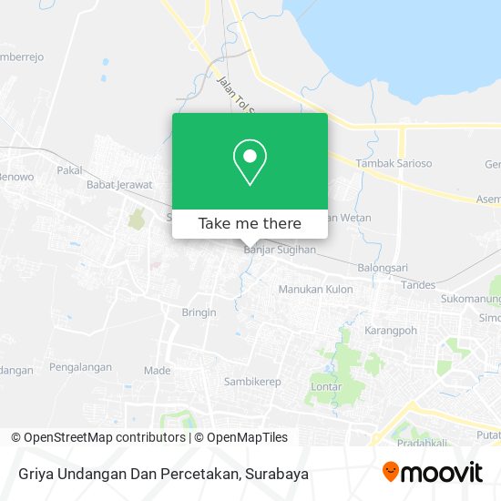 Griya Undangan Dan Percetakan map
