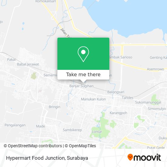 Hypermart Food Junction map