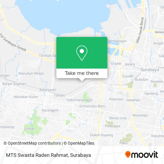 MTS Swasta Raden Rahmat map