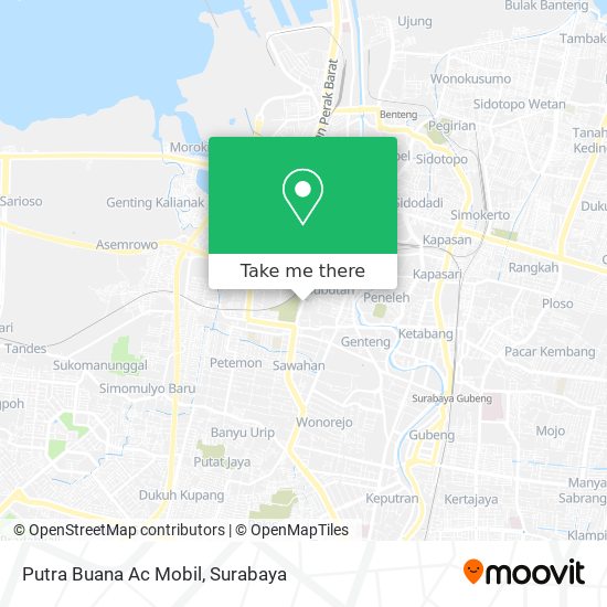 Putra Buana Ac Mobil map