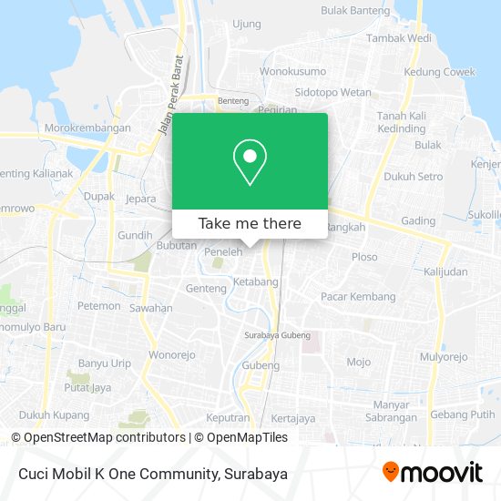 Cuci Mobil K One Community map