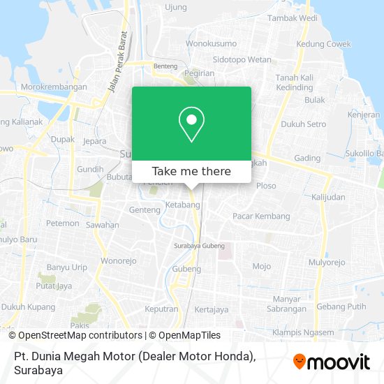 Pt. Dunia Megah Motor (Dealer Motor Honda) map