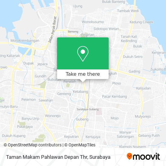 Taman Makam Pahlawan Depan Thr map