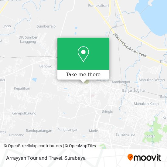 Arrayyan Tour and Travel map