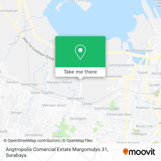Angtropolis Comercial Estate Margomulyo 31 map