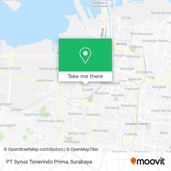 PT Synus Tonerindo Prima map