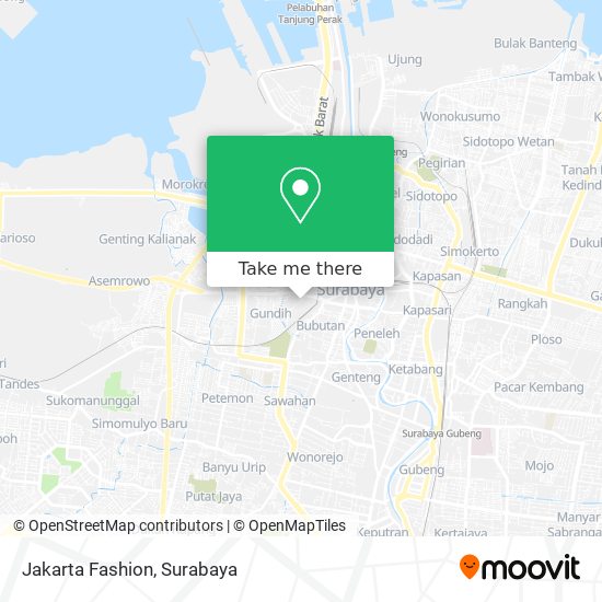 Jakarta Fashion map