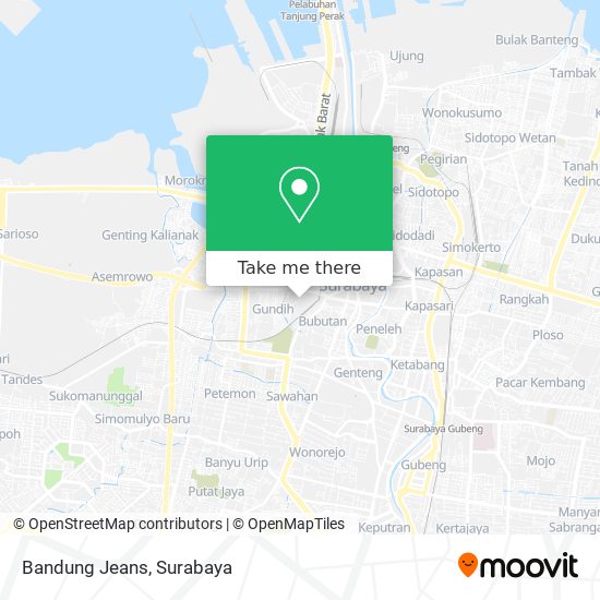 Bandung Jeans map