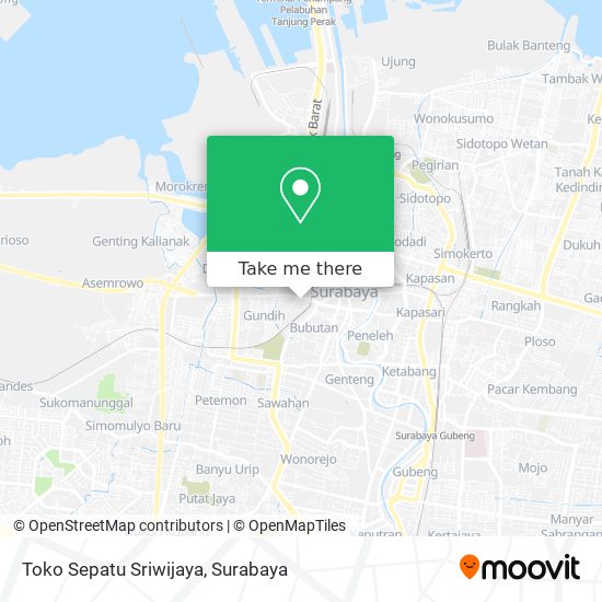 Toko Sepatu Sriwijaya map