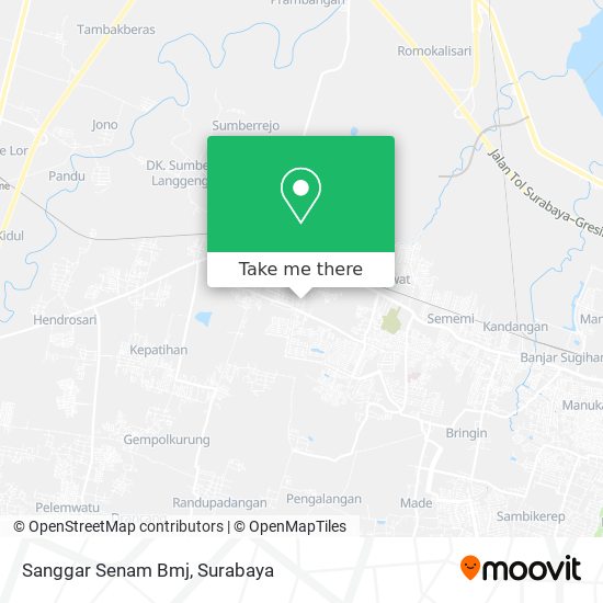 Sanggar Senam Bmj map