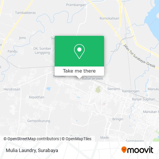 Mulia Laundry map