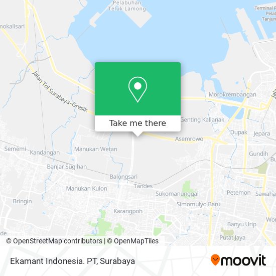 Ekamant Indonesia. PT map