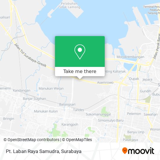 Pt. Laban Raya Samudra map