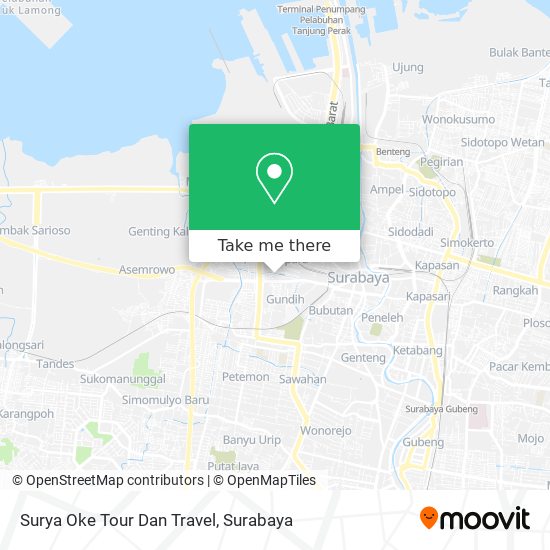 Surya Oke Tour Dan Travel map