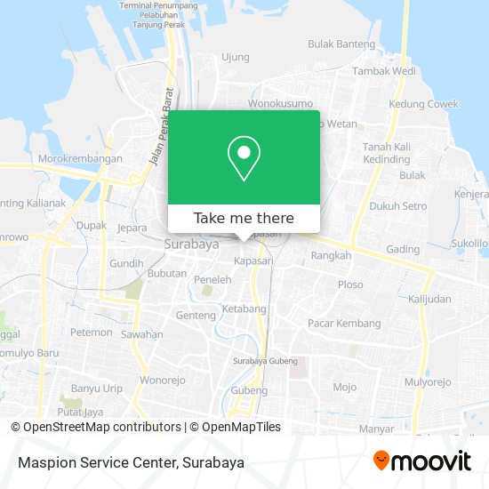 Maspion Service Center map