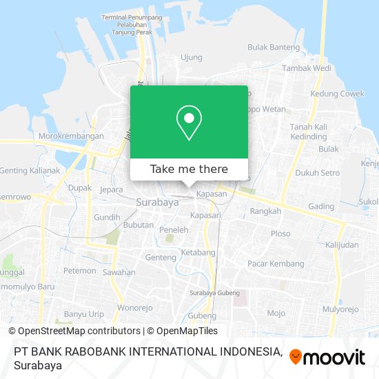 PT BANK RABOBANK INTERNATIONAL INDONESIA map