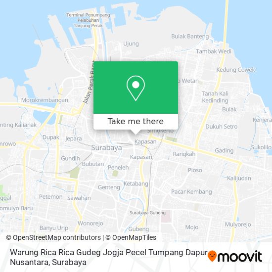 Warung Rica Rica Gudeg Jogja Pecel Tumpang Dapur Nusantara map