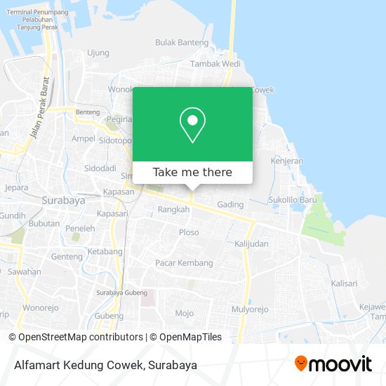 Alfamart Kedung Cowek map