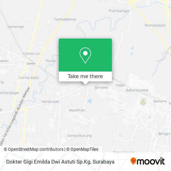 Dokter Gigi Emilda Dwi Astuti Sp.Kg map