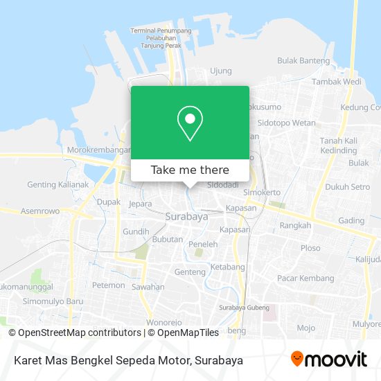 Karet Mas Bengkel Sepeda Motor map