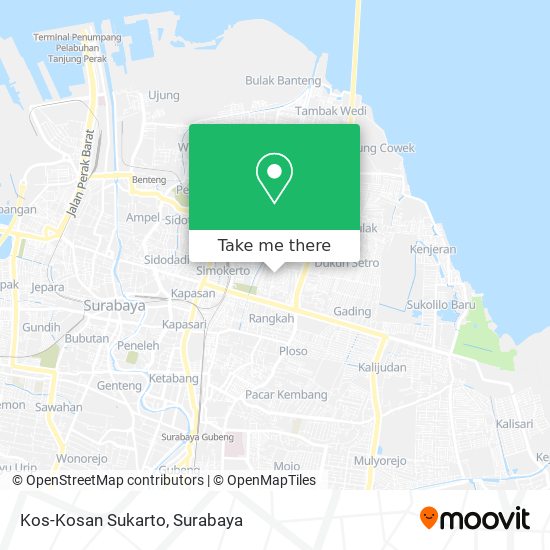 Kos-Kosan Sukarto map
