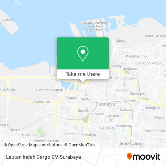 Lautan Indah Cargo CV map