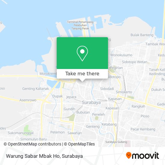 Warung Sabar Mbak Ho map