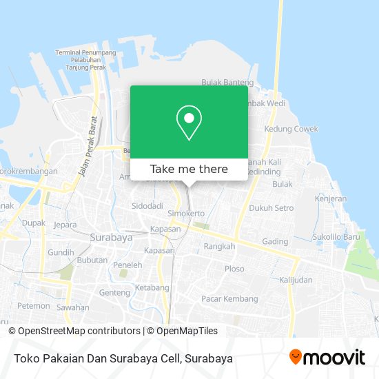 Toko Pakaian Dan Surabaya Cell map