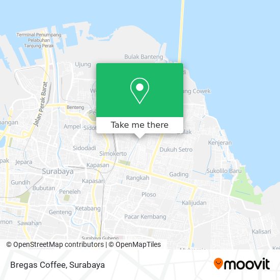 Bregas Coffee map