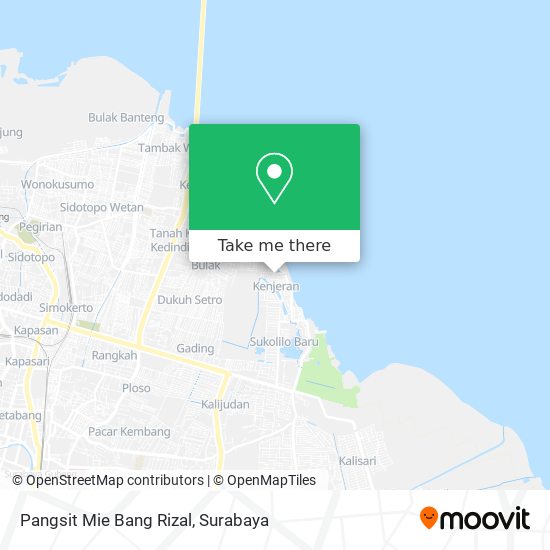 Pangsit Mie Bang Rizal map