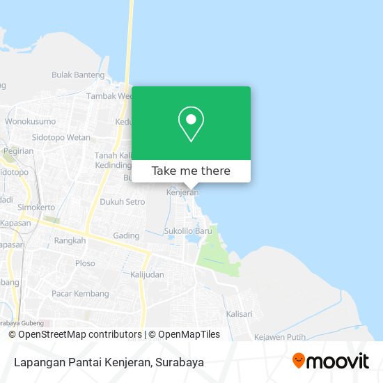 Lapangan Pantai Kenjeran map