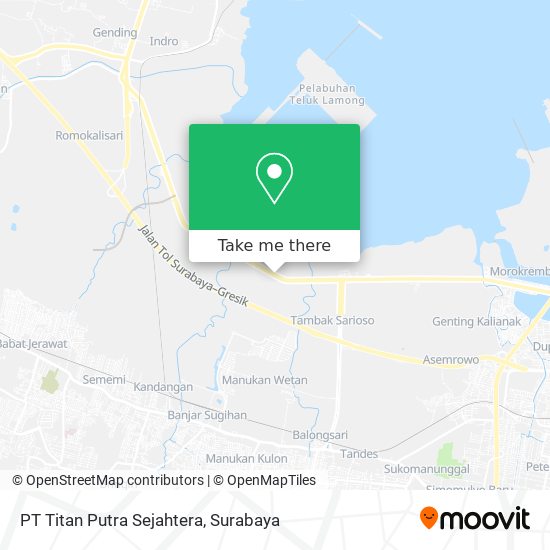 PT Titan Putra Sejahtera map
