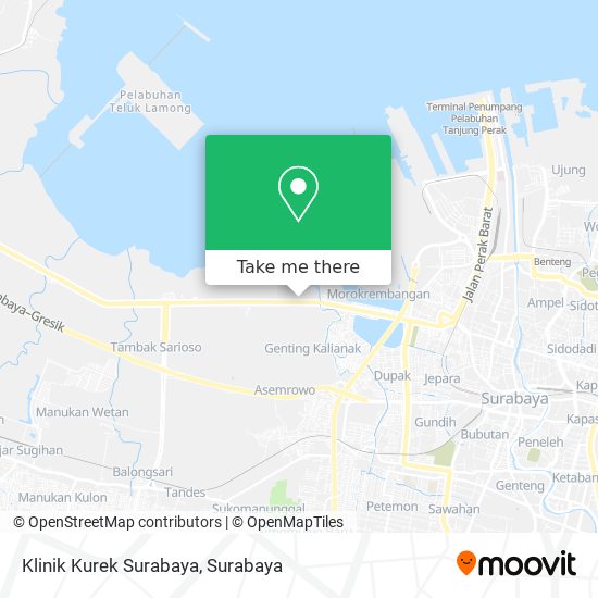Klinik Kurek Surabaya map