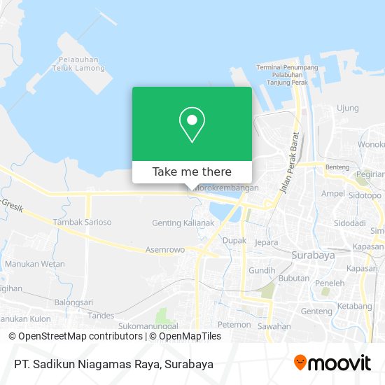 PT. Sadikun Niagamas Raya map