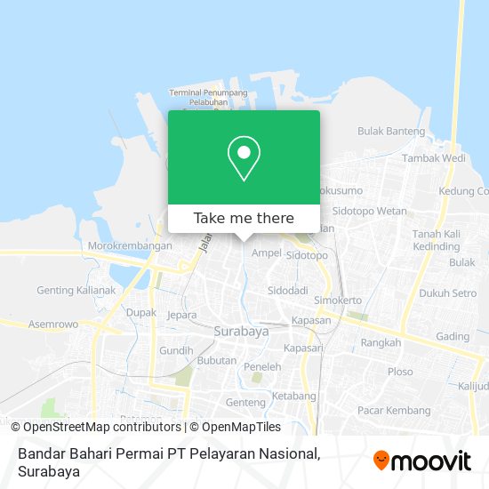 Bandar Bahari Permai PT Pelayaran Nasional map