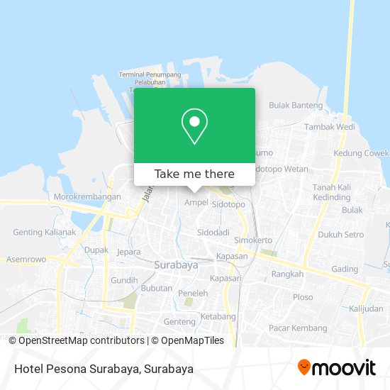 Hotel Pesona Surabaya map