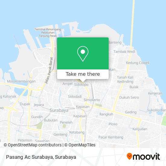 Pasang Ac Surabaya map