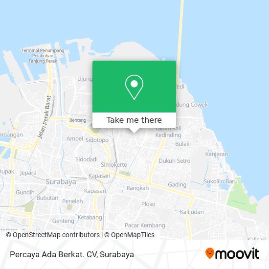 Percaya Ada Berkat. CV map