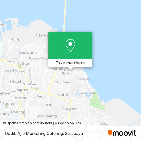 Dodik Ajib Marketing Catering map