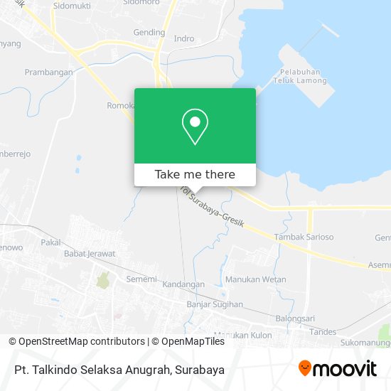 Pt. Talkindo Selaksa Anugrah map