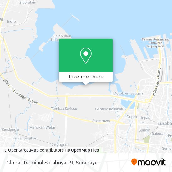 Global Terminal Surabaya PT map